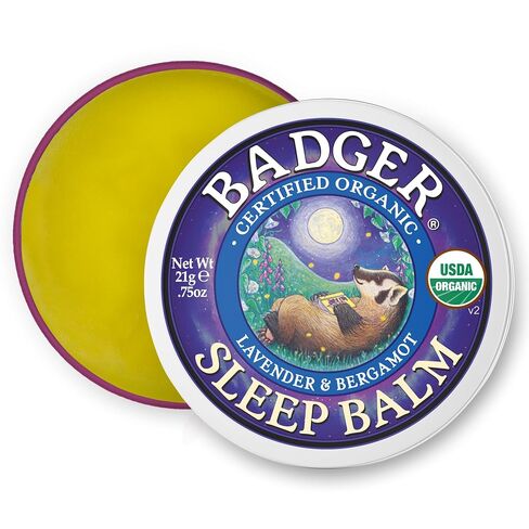Badger - Natural Sleep Balm, Lavender & Bergamot, Relaxing and Calming Balm for Children and Adults, 2 oz in Kuwait