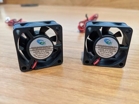 High CFM 30mm x 30mm x 15mm 3015 Brushless DC Cooling Fan 2-Pack (24V Ball) in Saudi Arabia