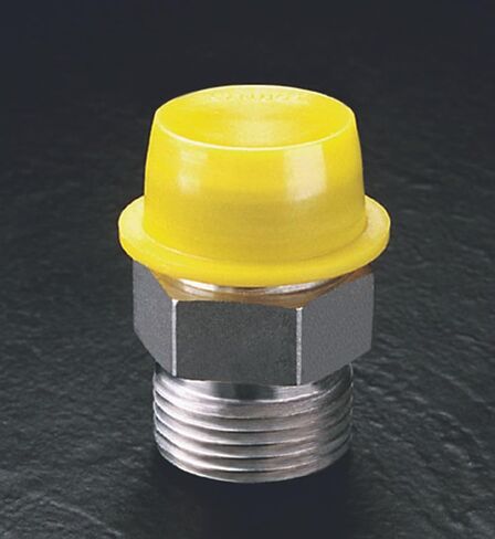Caplugs 99394876 Plastic Tapered Cap and Plug with Wide Thick Flange WW-13, PE-LD, Cap OD 0.919" Plug ID 1.105", Yellow (Pack of 100) in Saudi Arabia