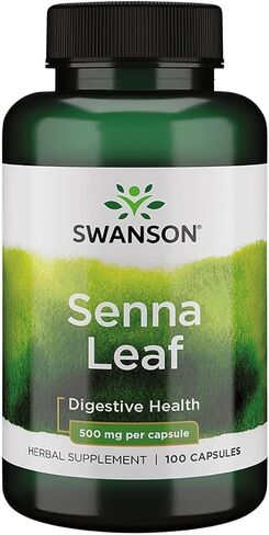 Swanson Senna Leaf 500 Milligrams 100 Capsules in Kuwait