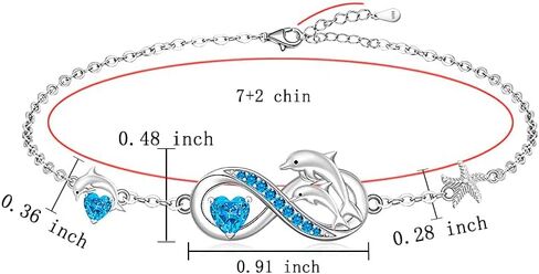 Fenthring Turtle Bracelet for Women Blue Opal Ocean Sea Turtle Bracelet Charms Sterling Silver 925 Crystal Summer Beach Hawaiian Infinity Friendship Tortoise Jewelry Gifts in Saudi Arabia