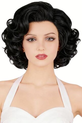 Old Lady Wigs for Women Short Curly Gray Granny Wig Old Lady Costume for Woman Halloween Costume 5 Piece Wig in Saudi Arabia
