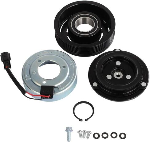 ECCPP A/C Compressor Clutch 2007-2014 تناسب Honda CR-V لهوندا Civic لـ Acura ILX 2.4L AC قابض in Kuwait