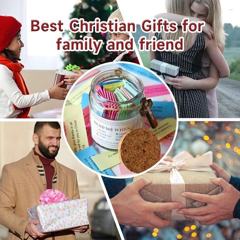 Bible Verse Jar, Read Me When Bible Verses in a Jar for Emotions and Feelings, Spiritual Connection Bible Study Guide Supplies Christian Gifts for Women Men Prayer Hope Jar in Saudi Arabia