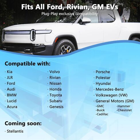 RAMATA fit for Tesla Supercharger to Charge Ford F150 Lightning, Cadillac Lyriq Hyundai ioniq, Mach-E, GM, Rivian Volvo, Mercedes NACS to CCS Adapter 500A DC Fast Charging More CCS1 Electric Vehicle in Saudi Arabia