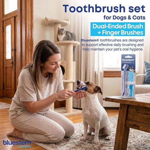 Bluestem toothbrush and finger brush (Brush Set) in Saudi Arabia