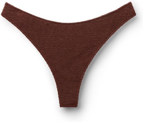 Woman's Brazilian Swimsuit Bottoms Crinkle Waves in Saudi Arabia