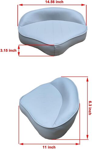 Brocraft Universal Casting Boat Seat ¨C Marine-Grade Vinyl Fishing Deck Seat for Boat in Saudi Arabia