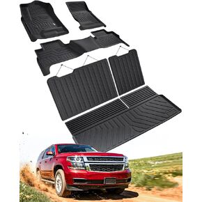 Car Floor Mat for Chevy Express: TPE Black Rubber Front Liner - Van Accessories Fit for Chevrolet Express for GMC Savana 1500 2500 3500 2015 2016 2017 2018 2019 2020 2021 2022 2023 in Saudi Arabia