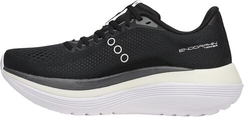 Saucony Men's Endorphin Trainer Sneaker, Black/White, 10.5 in Saudi Arabia
