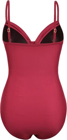 Women's Underwire One-Piece Swimsuit, Adjustable Straps & Front-Lined Bottom, Soft Breathable Fabric in Saudi Arabia