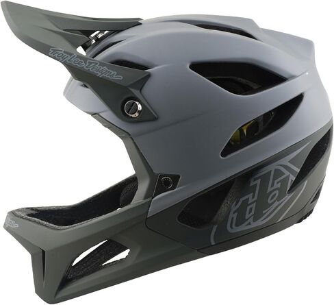 Troy Lee Designs Stage Adult Mountain Bike Downhill Enduro Helmet W/MIPS, Stealth Camo Olive, Medium/Large in Saudi Arabia