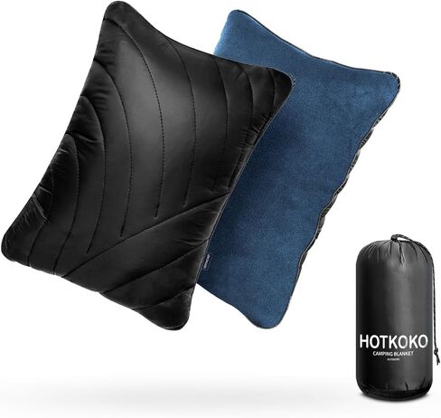 Camping Pillow,Supportive Compressible Travel Pillow Large Size Lightweight Camp Pillow with Storage Bag for Camping,Hiking,Backpacking,Airplane in Kuwait