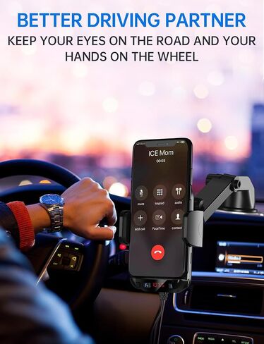 54W Bluetooth 5.3 FM Transmitter Car Adapter with Phone Holder 3-in-1, HiFi Bass Sound, Hands-Free Calling, 36W PD, QC 18W Supports TF/SD Card 64G AUX USB Flash Drive for iPhone Android Phone in Saudi Arabia