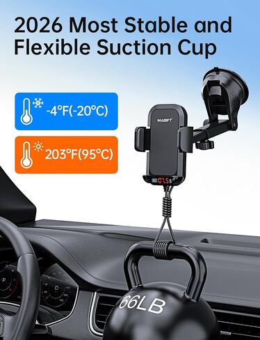 54W Bluetooth 5.3 FM Transmitter Car Adapter with Phone Holder 3-in-1, HiFi Bass Sound, Hands-Free Calling, 36W PD, QC 18W Supports TF/SD Card 64G AUX USB Flash Drive for iPhone Android Phone in Saudi Arabia