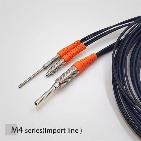 Optical Fiber Sensor Optic Compatible Various Amplifier Photoelectric Switch M3 M4 M6 FRS-310/410/610(Import M3,1 Meter Length-NO Needle) in Saudi Arabia