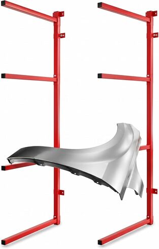 BBTO 1 Pcs Wall Mount Bumper Stand Auto Bumper Storage Rack Efficient Body Shop Parts Rack in Saudi Arabia