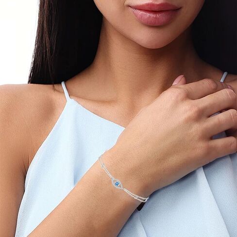 Anchor Bracelets 925 Sterling Silver Anchor Heart Crystal Infinity Symbol Bracelets Nautical Sailor Ocean Jewelry gift for Women in Saudi Arabia