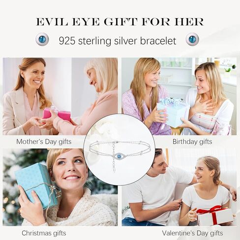 Anchor Bracelets 925 Sterling Silver Anchor Heart Crystal Infinity Symbol Bracelets Nautical Sailor Ocean Jewelry gift for Women in Saudi Arabia