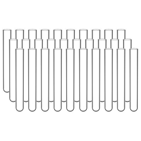stonylab Glass Test Tubes, Transparent Borosilicate Glass Round Bottom Test Tubes with 20 mm Diameter and 150 mm Length for Lab Use, 30-Pack in Saudi Arabia