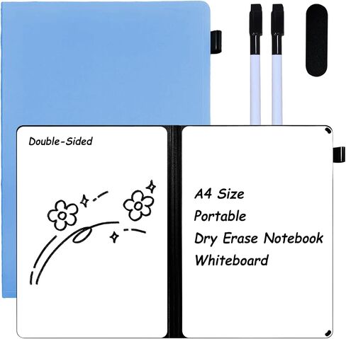 Dry Erase Calendar for Refrigerator Whiteboard, Planning Board Weekly Monthly Planner 13.8"x12" with 2 Markers and 2 Pads in Kuwait