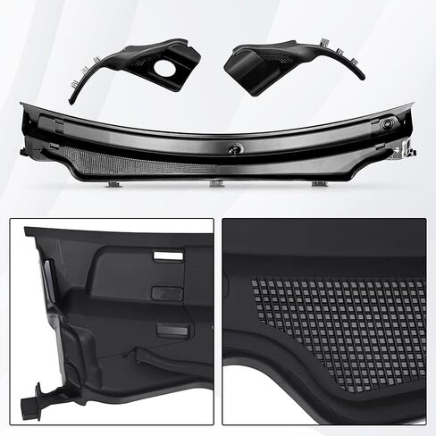 PartsFlow Windshield Wiper Cowl Front Upper Cowl Panel Replace For 2011 2012 2013 2014 2015 Jeep Grand Cherokee Insert Panel Grille Top Deflector in Kuwait