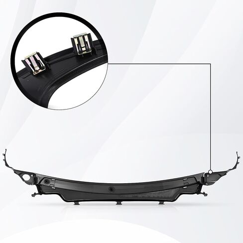 PartsFlow Windshield Wiper Cowl Front Upper Cowl Panel Replace For 2011 2012 2013 2014 2015 Jeep Grand Cherokee Insert Panel Grille Top Deflector in Kuwait