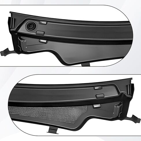PartsFlow Windshield Wiper Cowl Front Upper Cowl Panel Replace For 2011 2012 2013 2014 2015 Jeep Grand Cherokee Insert Panel Grille Top Deflector in Kuwait