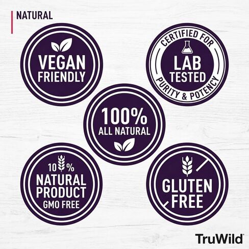 TruWild Natural Kombucha Powder Probiotic Supplement Vegan Drink Mix – Gut Health Digestive Enzymes w/Live Cultures + Apple Cider Vinegar & Prebiotics – 20 Servings in Saudi Arabia