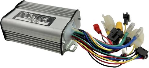 AlveyTech Control Module for the Razor Rambler 16 Electric Mini Bike (Ver 1+) - 36 Volt 15 Amp Speed Controller Model B-WZKD3615A-FGC-T1 with 14 Connectors and 32 Wires, Parts for Adults Scooter Bikes in Saudi Arabia