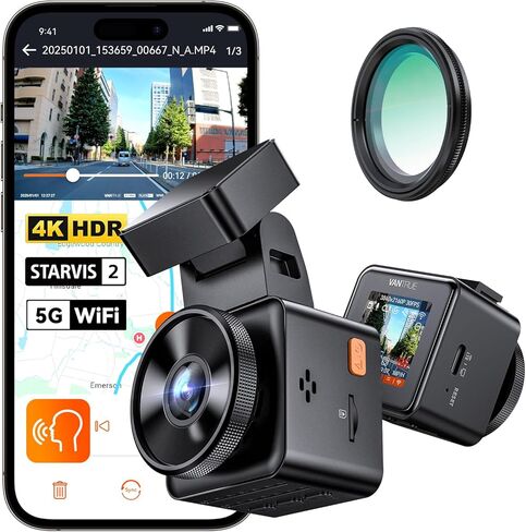 VANTRUE N4, N2S, X4S, N1 Pro(2023), T3 Dash Cam GPS Receiver Module Type C USB Port Adhesive Mount for Windows and Mac in Kuwait