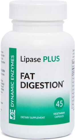 Lipase Plus - Keto diet, digestive enzyme formula, fatty food digestion, omega fatty acid absorption | 45 count in Saudi Arabia