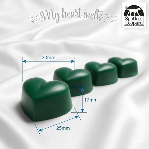 Lemon Lavender Wax Melts - 16 Heart Shaped Highly Scented Wax Melts in a Presentation Gift Box 3.2 OZ Pack, Natural Candle, Soy Wax Melt Cubes Shaped as Hearts in Saudi Arabia