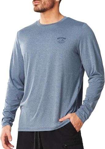 NORTHYARD Men's UPF 50+ Sun Protection Shirts Long Sleeve Fishing Rash Guard UV SPF Outdoor Hiking Swimming T-Shirt Quick Dry in Saudi Arabia