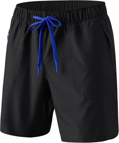 Separatec Mens Athletic Gym Shorts - Breathable Men's Quick Dry Short with Zipper Pockets for Running, Workout in Saudi Arabia