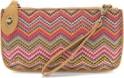 Joy Susan Women's Fashion Purse Straw Mini Crossbody Wristlet in Saudi Arabia