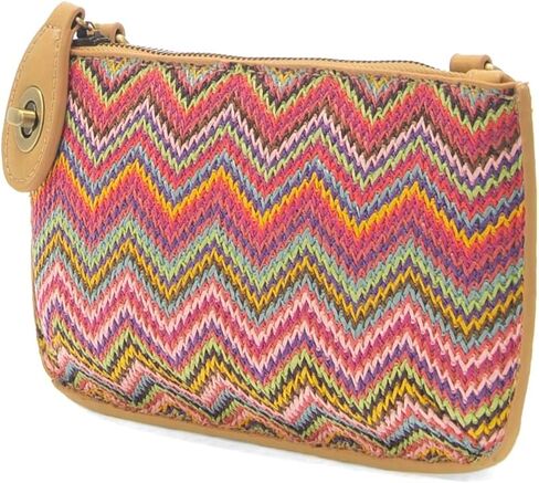 Joy Susan Women's Fashion Purse Straw Mini Crossbody Wristlet in Saudi Arabia