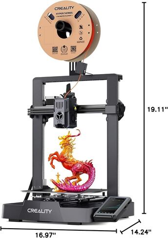 Creality Ender 3 V3 KE 3D Printer,500mm/s High-Speed Printing, Smarter and Faster,CR Touch Auto Leveling,Direct Drive Extruder,Superior Ceramic Hotend,X-axis Linear Rail,Print Size 8.66*8.66*9.84in in Saudi Arabia