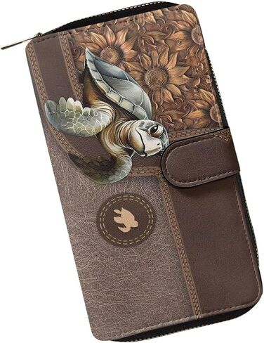 COEQINE Ladies Wallets Pink Leopard Heart Black Printed Leather Phone Long Clutch Purses Check Coin Change Holder in Saudi Arabia