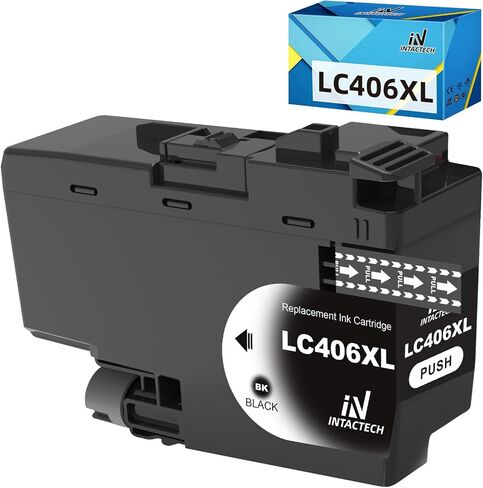 LC406XL Ink Cartridges Compatible with Brother MFC-J4335DW MFC-J4345DW MFC-J4535DW MFC-J5855DW MFC-J5955DW MFC-J6555DW MFC-J6955DW Printer 4-Pack in Kuwait