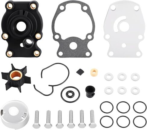 Tutor Auto Water Pump Repair Kit with Housing Replacement for Johnson Evinrude V4 V6 V8 85-300HP 85 90 115 150HP Outboard Motor Parts - Replace 5001594 5001595 18-3392 in Saudi Arabia