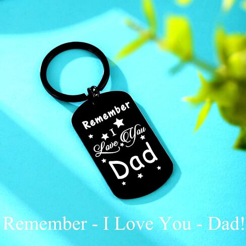 Father's Day Gifts for Dad from Daughter, Drive Safe Keychain Gifts Ideal for Dad Birthday Christmas Valentine's Day in Saudi Arabia