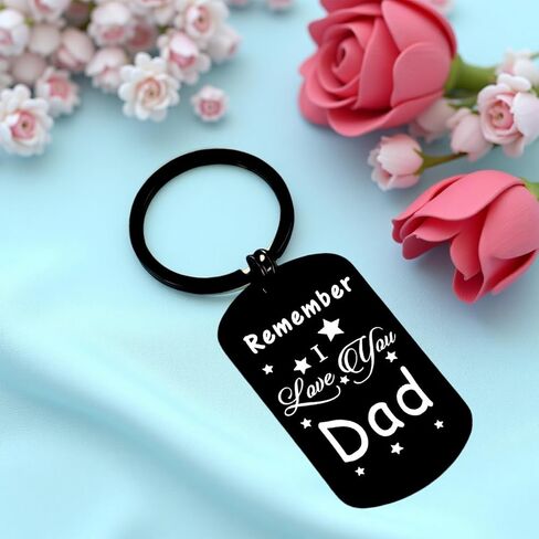 Father's Day Gifts for Dad from Daughter, Drive Safe Keychain Gifts Ideal for Dad Birthday Christmas Valentine's Day in Saudi Arabia