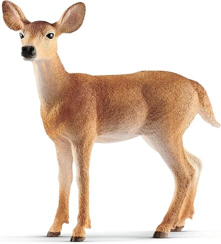 Schleich Wild Life, Animal Figurine, Animal Toys for Boys and Girls 3-8 Years Old, White-Tailed Doe, Ages 3+ in Saudi Arabia