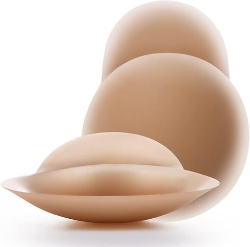 Nipple Covers -Seamless and Sheer Adhesive Silicone Nipple Pasties for Women Reusable, Sticky Breast Petals in Kuwait