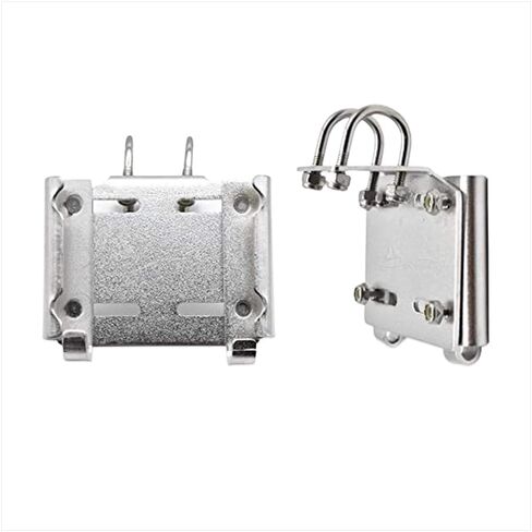 MARINE CITY Electro Polished Stainless Steel Horizontal Stanchion Rail Mount Anchor Bracket (1 Inch to 1-1/4 Inches Rails) for Marines – Boats – Yachts – Ships (Pack of 1) in Saudi Arabia