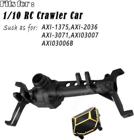 Aluminum Front Portal Axles/Brass Axle Diff Cover Upgrades Part for Axial SCX10 III Portal Axles,ARRCat Aluminum Front Portal Axles,Silver in Saudi Arabia