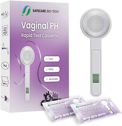 Vaginal pH Bacterial Vaginosis Test Kit, 5 Test Kits, BV, Yeast Infection, Feminine Vaginal Health, pH Balance for Women, Individually Foil Wrapped in Saudi Arabia