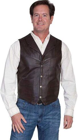 Scully mens Lambskin Lapel Vest in Saudi Arabia