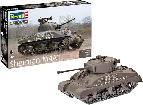 Revell 03290 Sherman M4A1 1:72 Scale Unbuilt/Unpainted Plastic Model Kit in Saudi Arabia